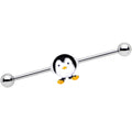 BodyCandy Pudgy Penguin Industrial Barbell 38mm — main product shot