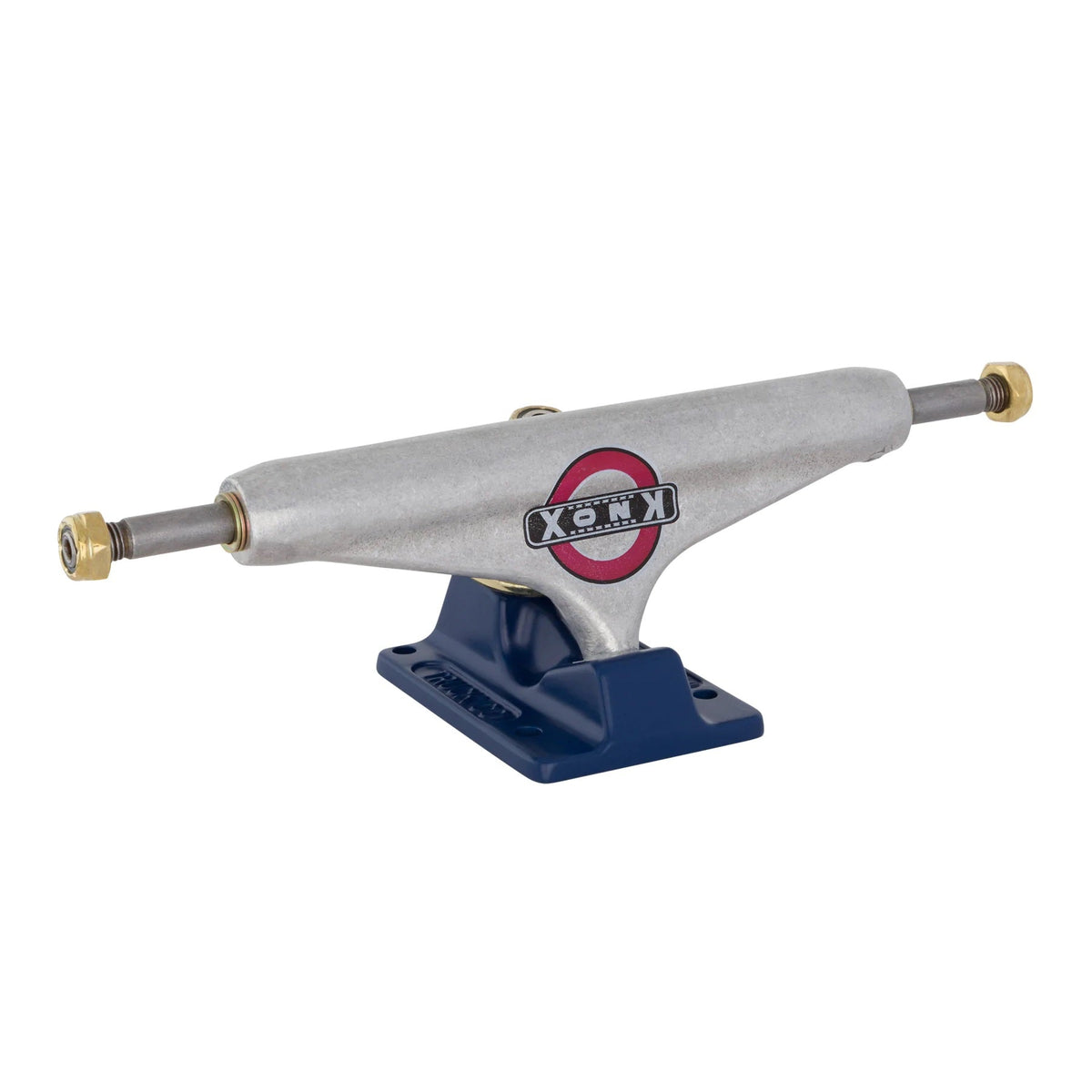 Independent Trucks 139mm Knox Stage 11 Forged Hollow Standard - Silver/Blue (Set of 2) by Skates USA