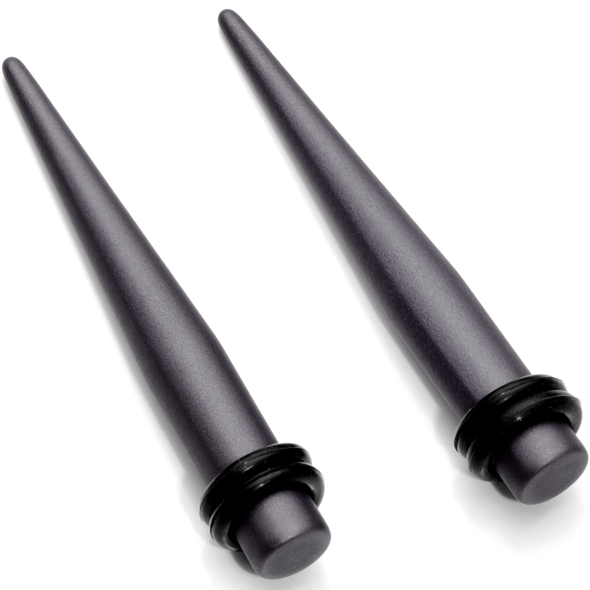 BodyCandy Brown Matte Silicone Straight Taper Set 4mm to 12mm — packaging