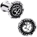 BodyCandy Ohm My Goodness Double Flare Tunnel Plug Set 6mm to 16mm — back view