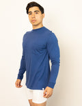 Spun Bamboo New Men's Bamboo Viscose/Organic Cotton Long Sleeve T-Shirt with Pocket — main product shot