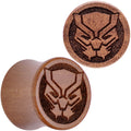 BodyCandy Licensed Marvel Black Panther Sawo Wood Saddle Plug Set — alternative angle