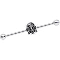 BodyCandy Evil Twins Buddha Industrial Barbell 38mm — main product shot