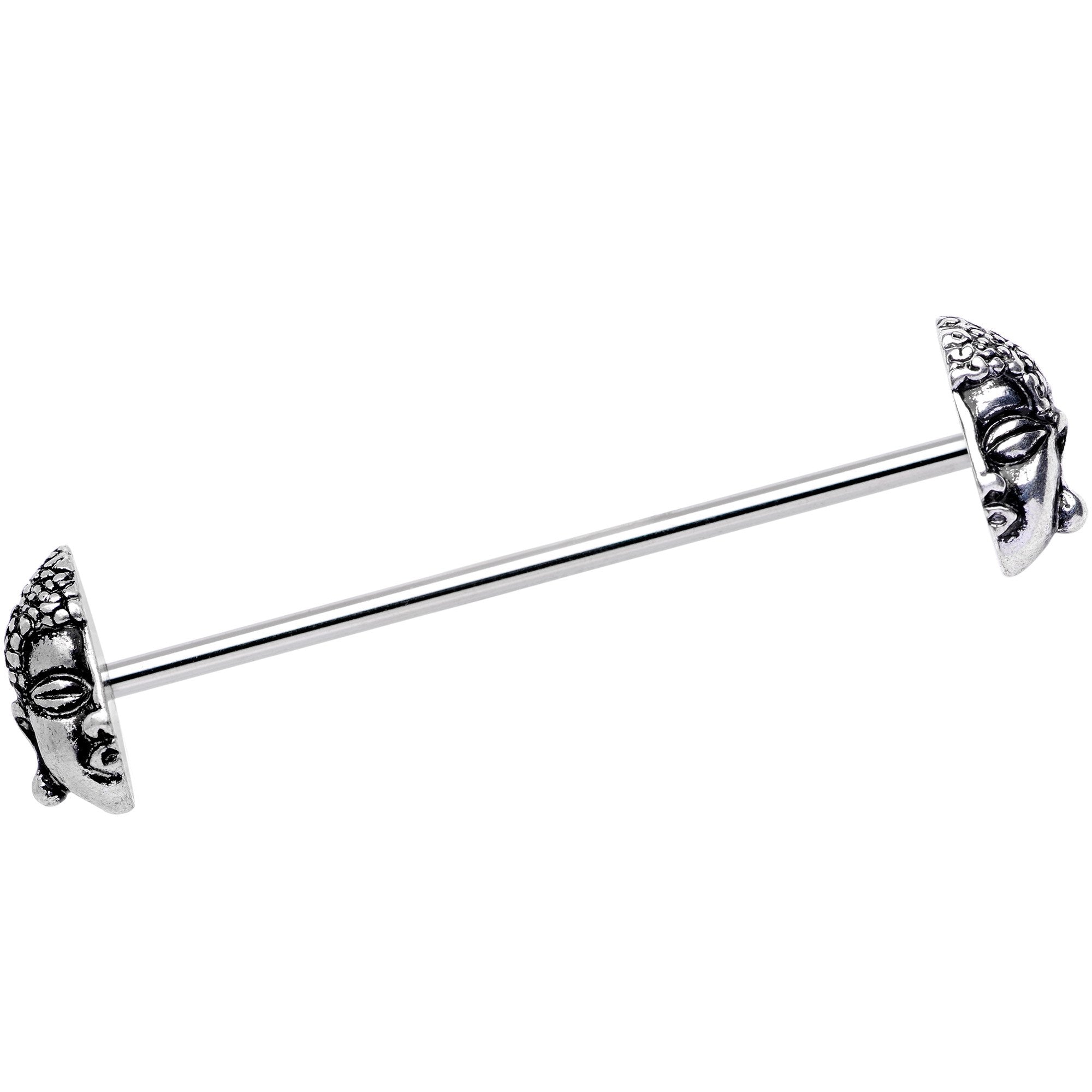 BodyCandy Ancient Buddha Industrial Barbell 38mm — main product shot