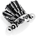 BodyCandy 16G 1/2 Southwestern Feather Headdress Cuff Cartilage Earring — main product shot
