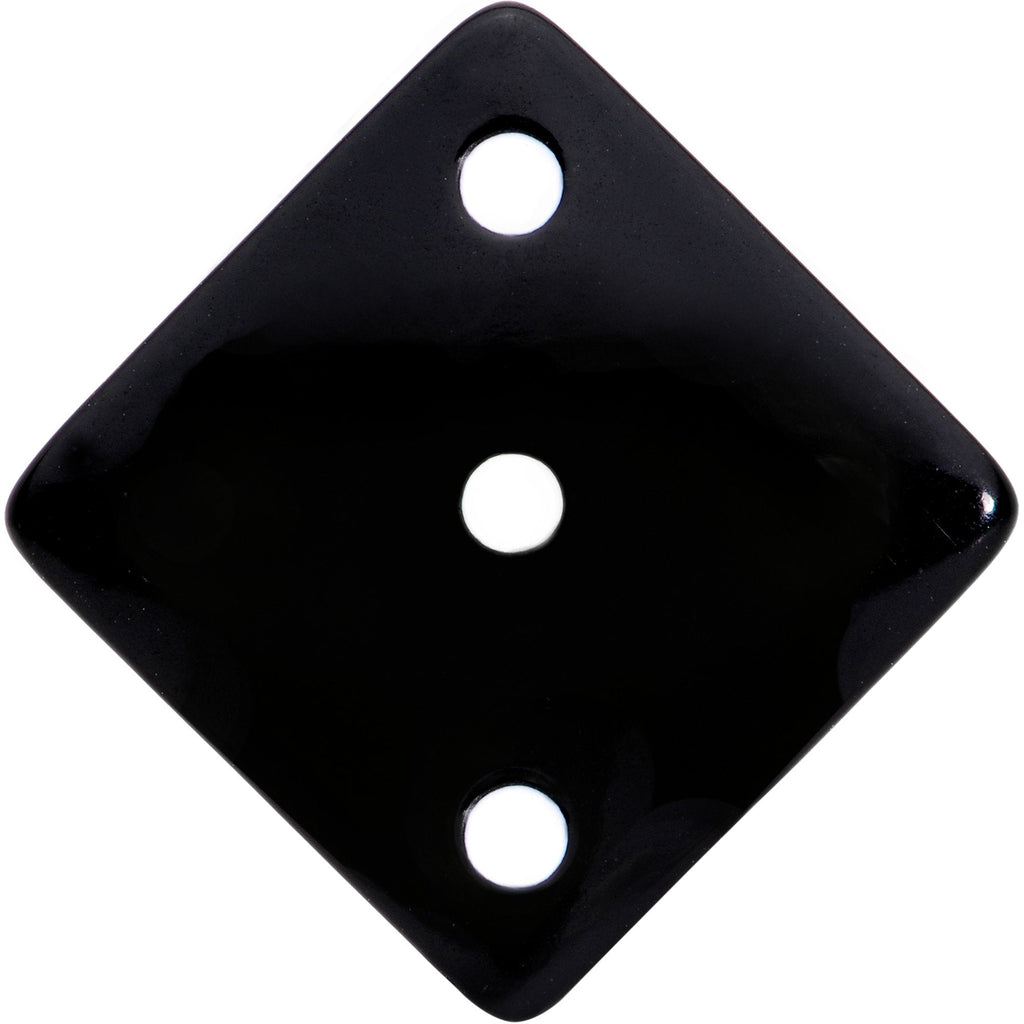BodyCandy Black Acrylic Square Shaped Lucky 7 Dice Saddle Plug Set 22mm to 31mm — lifestyle context