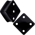 BodyCandy Black Acrylic Square Shaped Lucky 7 Dice Saddle Plug Set 22mm to 31mm — alternative angle