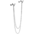 BodyCandy 16G 1/4 Springtime Butterfly Cartilage Chain Earring — main product shot