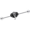 BodyCandy 14G Elephant Inspired Abstract Industrial Barbell 38mm — main product shot