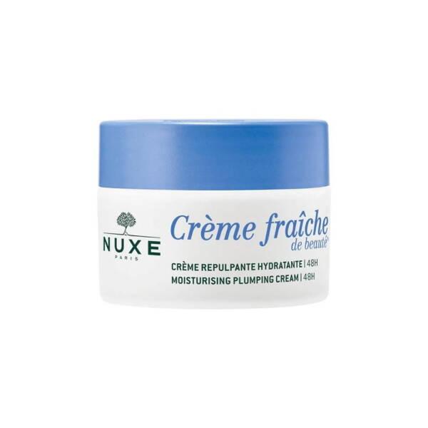 Nuxe Cr�me Fra”che: 48-Hour Hydrating Facial Moisturizer for Normal Skin | Botanical Plumping Cream with Sweet Almond Oil & Shea Butter