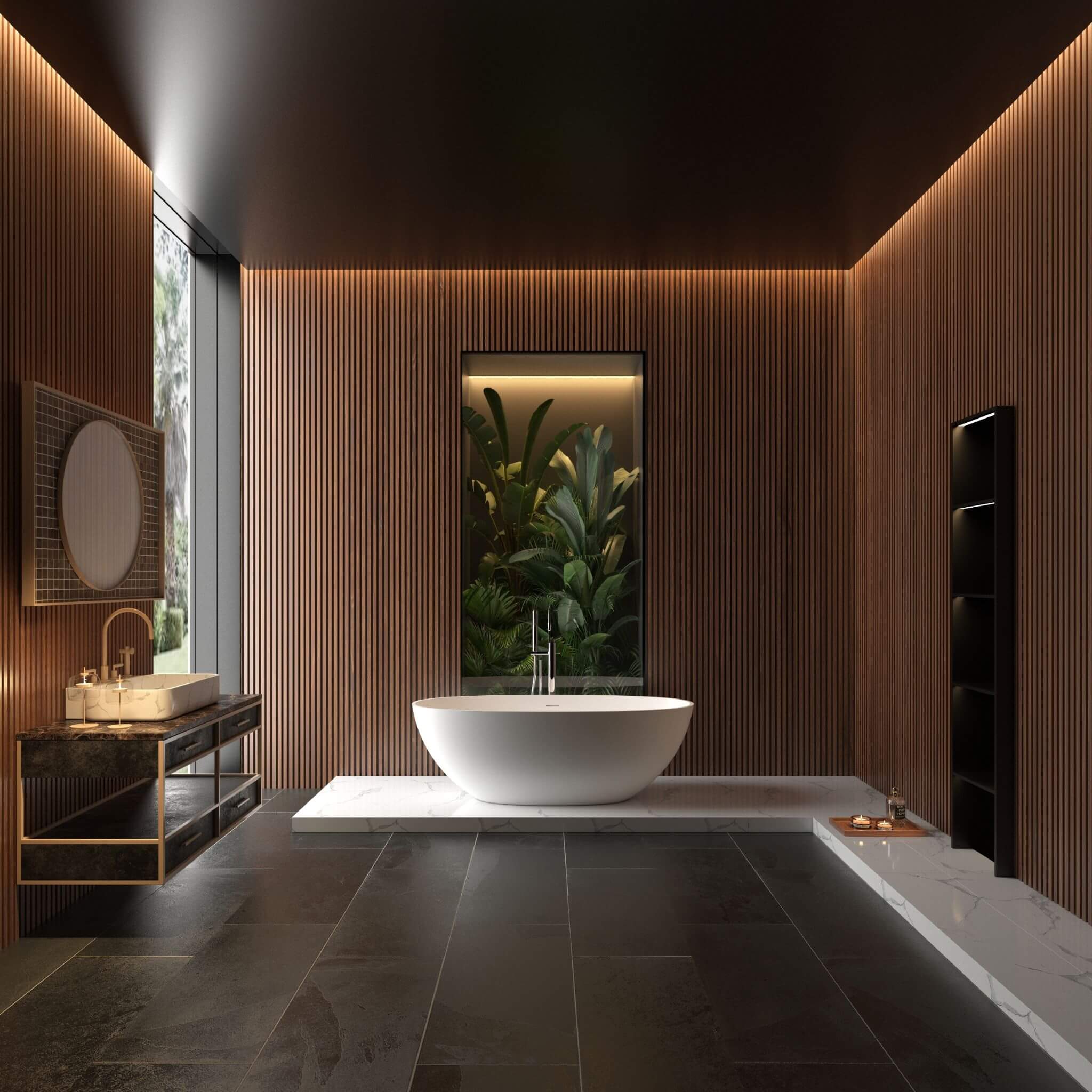 Nuvia Virella 65-Inch Luxury Freestanding Soaking Bathtub With Overflow And Pop-Up Drain (SAK69451) – SAKSBY WHOLESALE, view 