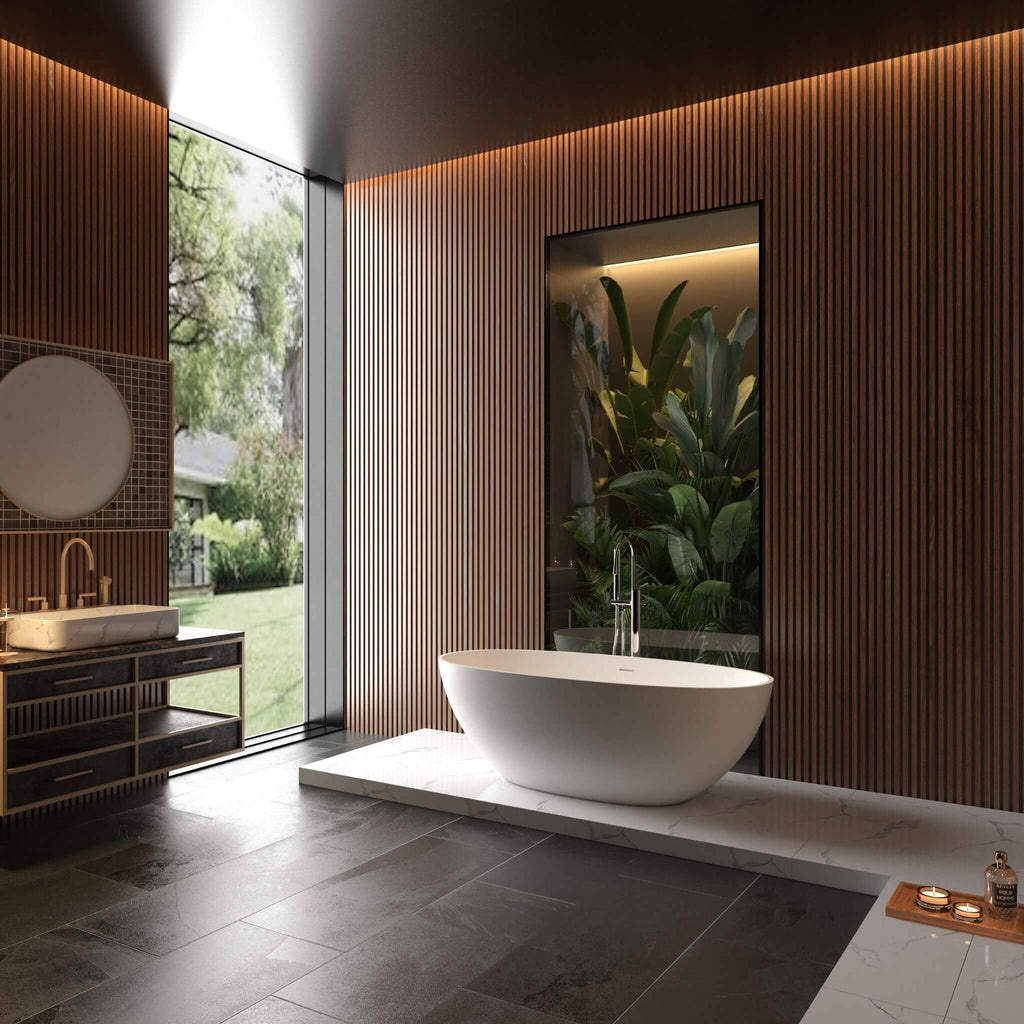 Nuvia Virella 65-Inch Luxury Freestanding Soaking Bathtub With Overflow And Pop-Up Drain (SAK69451) – SAKSBY WHOLESALE, view 