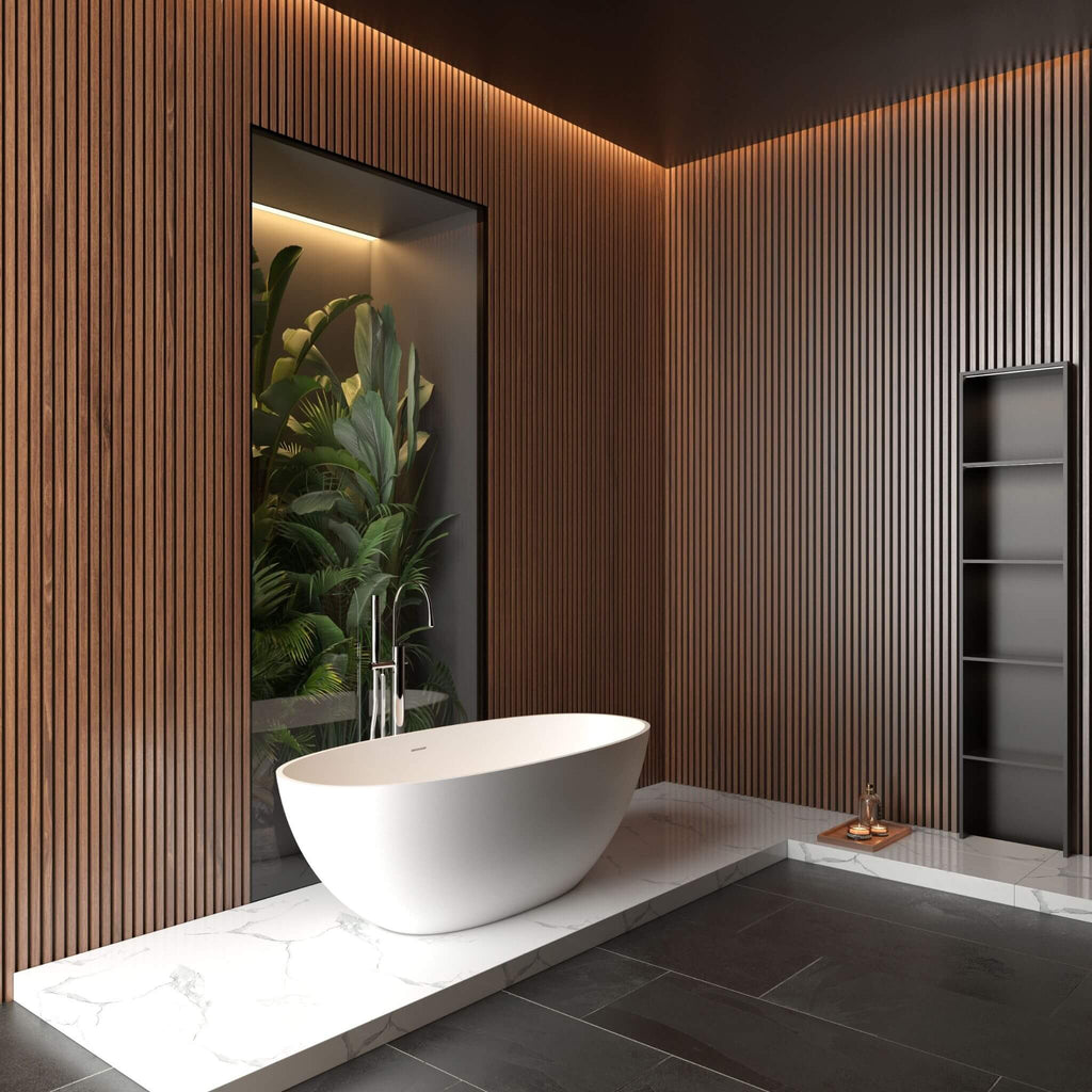 Nuvia Virella 65-Inch Luxury Freestanding Soaking Bathtub With Overflow And Pop-Up Drain (SAK69451) – SAKSBY WHOLESALE, view 