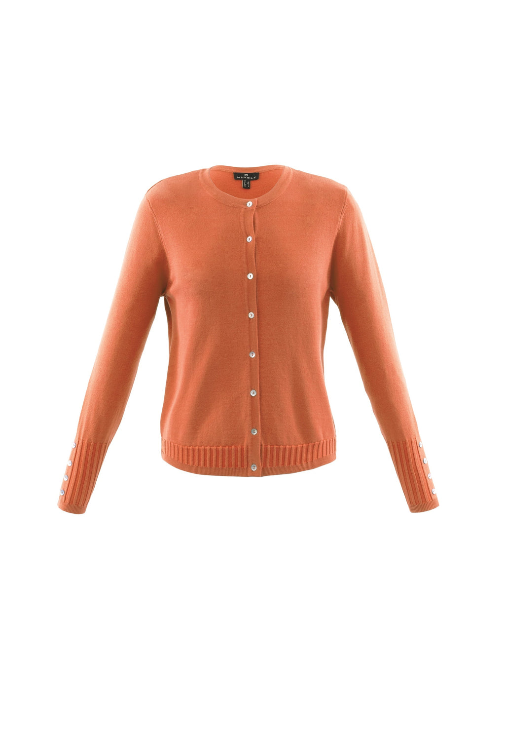 KADOU BOUTIQUE Marble Button Up Cardigan — lifestyle context
