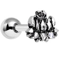 BodyCandy 16G 1/4 Mindfully Meditative Lotus Flower Cartilage Tragus Earring — main product shot