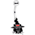 BodyCandy Halloween Witch Way Sassy Black Cat Belly Ring — main product shot