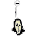BodyCandy Scary Scream for Me Ghost Belly Ring — main product shot