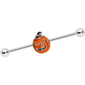 BodyCandy 14G Sassy Halloween Jack O Lantern Industrial Barbell 38mm — main product shot