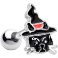 BodyCandy 16G 1/4 Halloween Black Cat Cartilage Tragus Earring — main product shot