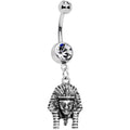 BodyCandy Clear Gem Mighty Pharaoh Dangle Belly Ring — main product shot