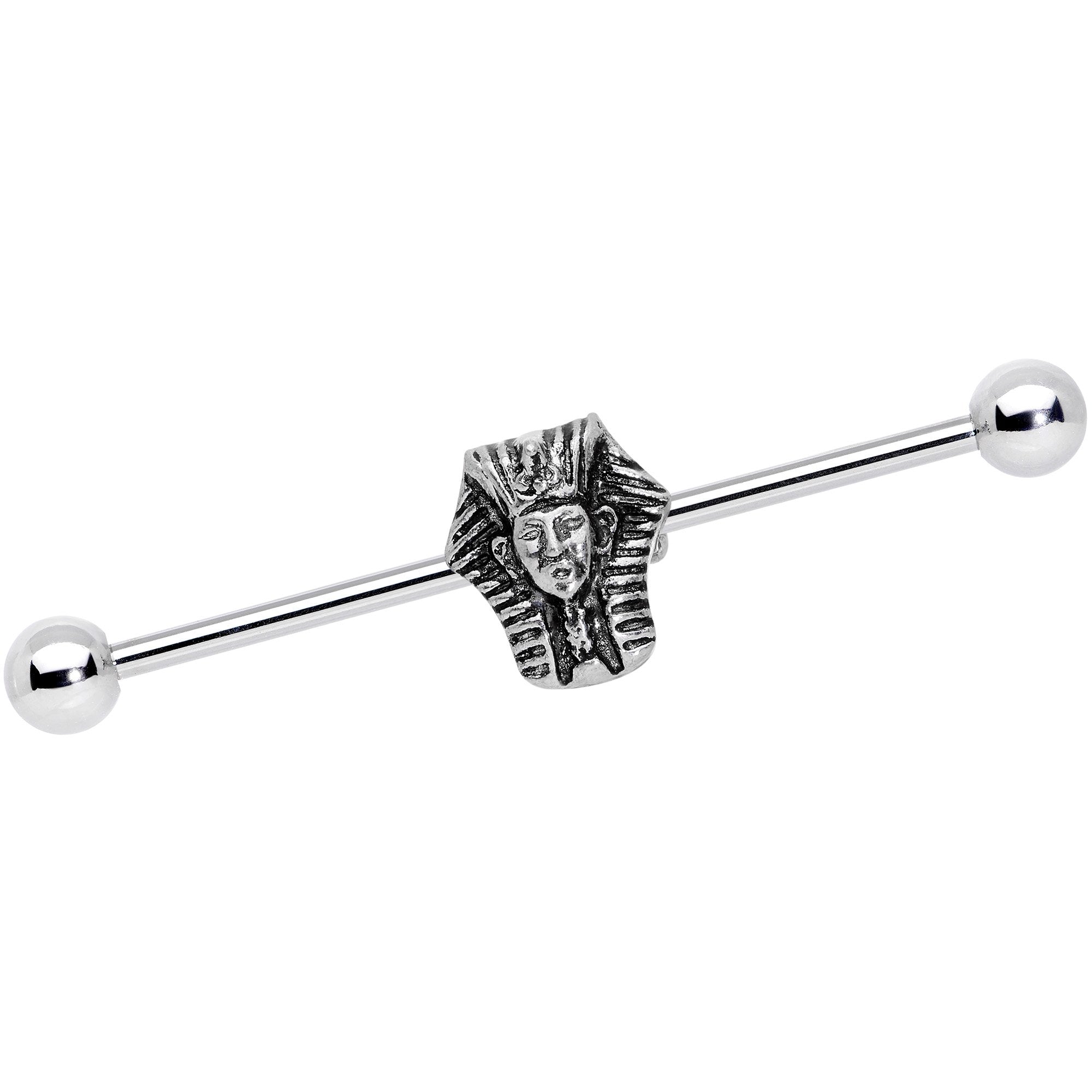 BodyCandy 14G Moveable Mighty Pharaoh Industrial Barbell 38mm — main product shot