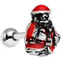 BodyCandy 16G 1/4 Little Santa Claus Cartilage Tragus Earring — main product shot