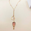 PARKEN JEWELRY PARKEN JEWELRY Rhodolite Garnet Ballet Necklace — main product shot