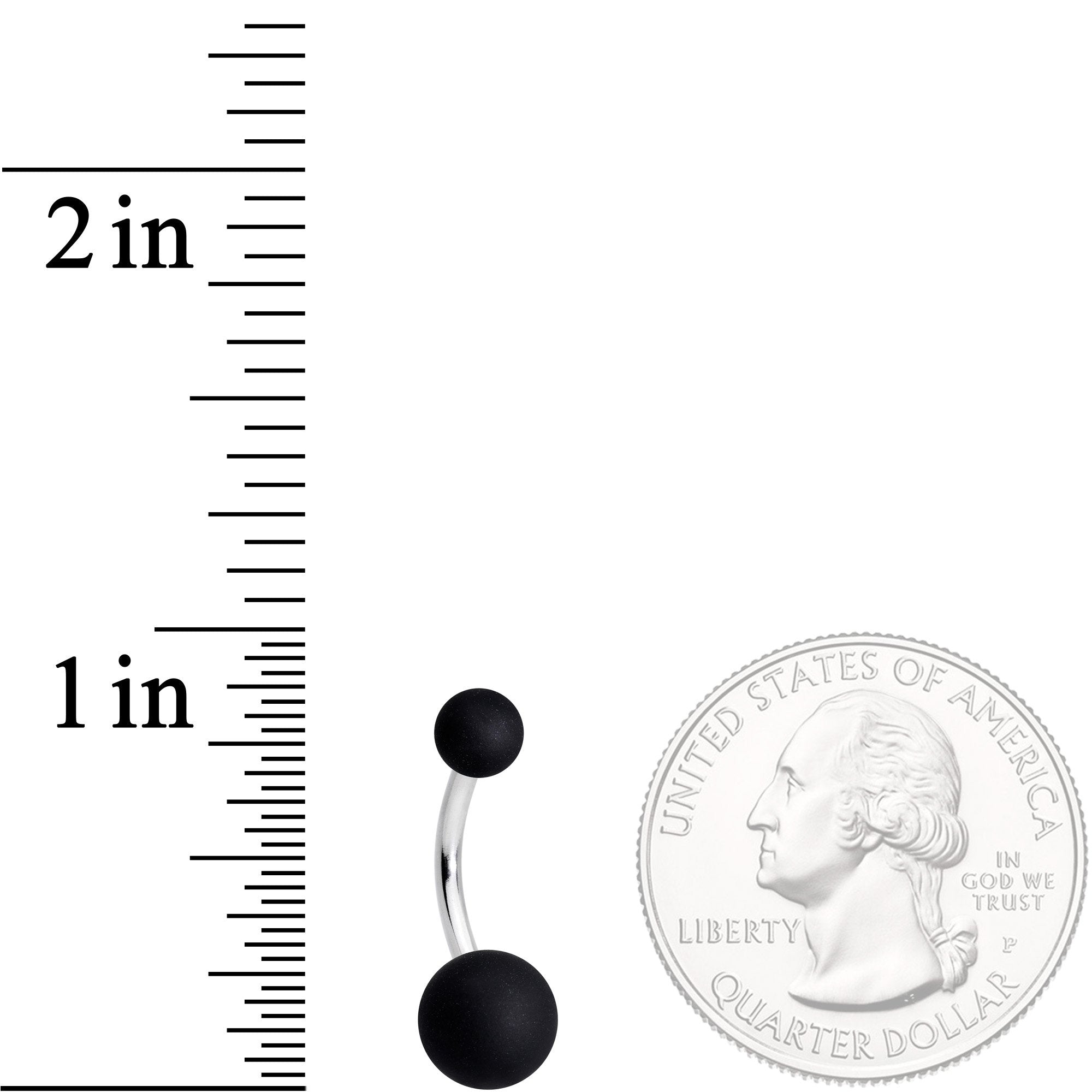 BodyCandy Muted Matte Tones Belly Ring Set of 4 — packaging or label