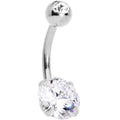 BodyCandy Clear Gem Large and Small Gem Belly Ring — main product shot