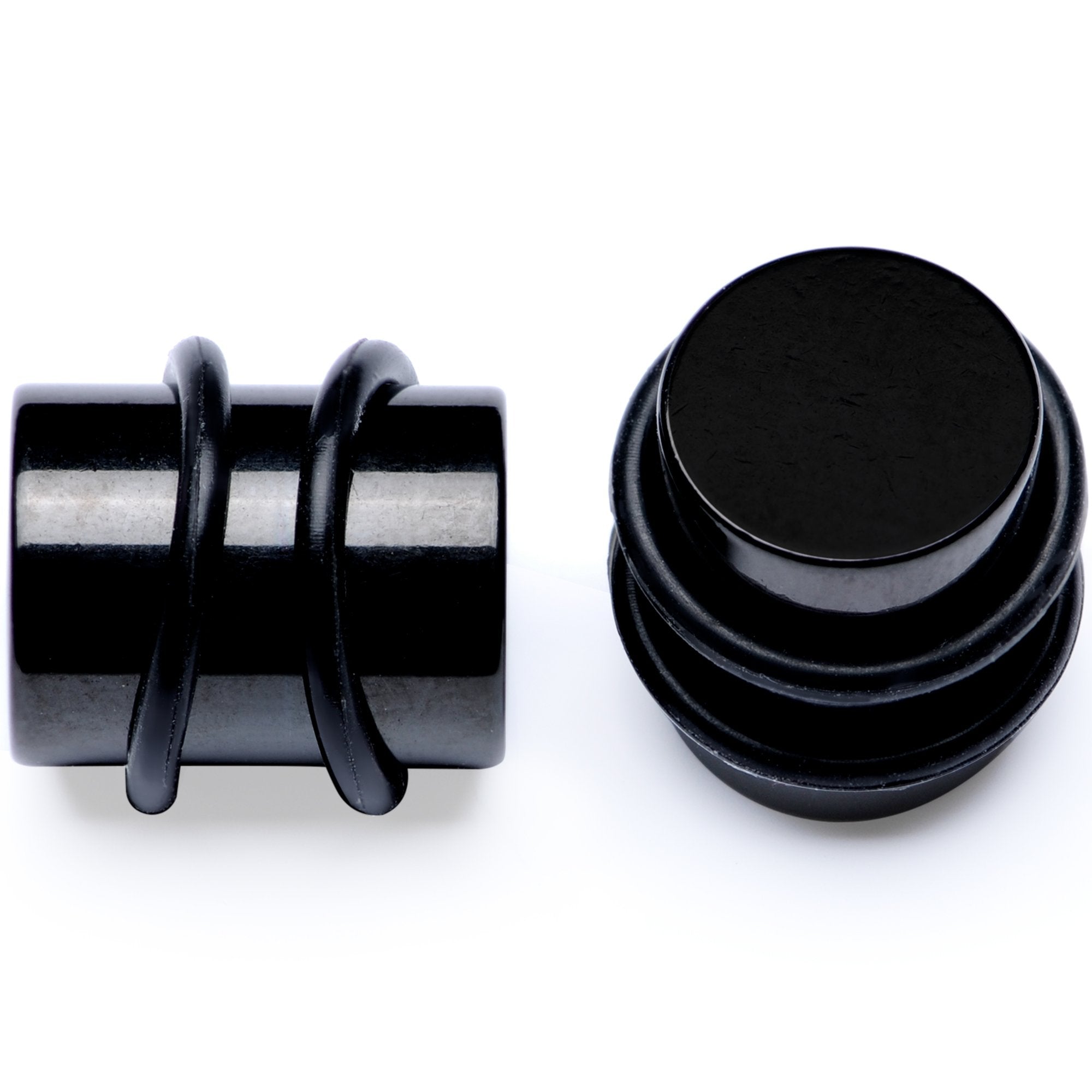 BodyCandy Black PVD Straight Plug and Taper Set Sizes 5mm to 10mm — lifestyle context