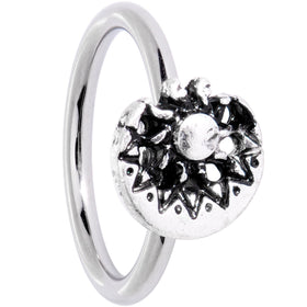 16G 3/8 Moon Cradling the Sun BCR Captive Ring