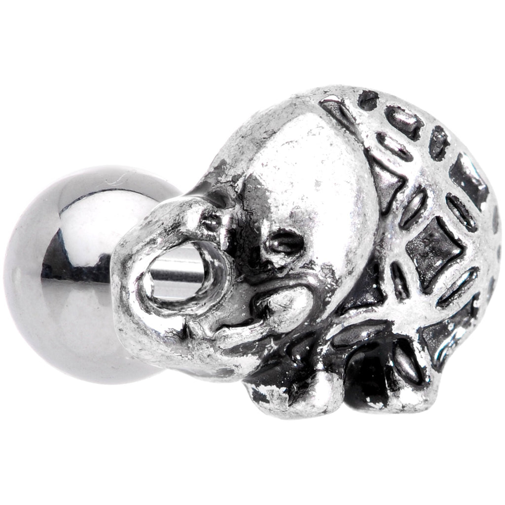 BodyCandy 16G 1/4 Join the Circus Elephant Cartilage Tragus Earring — main product shot