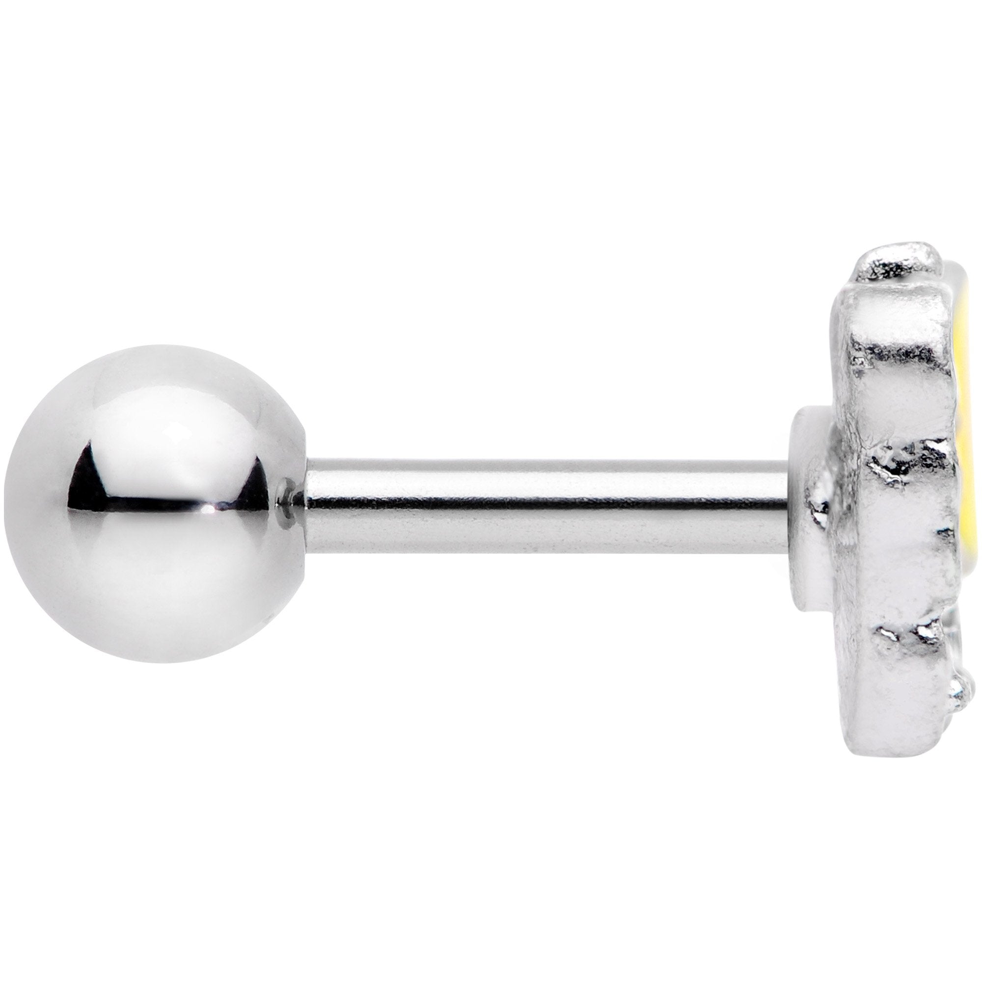 BodyCandy 16G 1/4 Clear Gem Yellow Butterfly Cartilage Tragus Earring — lifestyle context