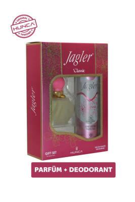 Jagler Classic Women's Perfume & Deodorant Set: Long-Lasting Floral Fruity Fragrance, Perfect Gift Set For Her