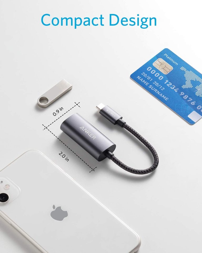 Anker <b>PowerExpand</b> USB-C to Gigabit Ethernet Adapter, view 6