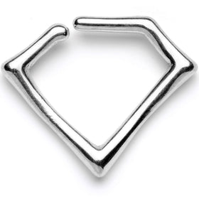 16G 5/16 Rhombus For Royalty Closure Ring