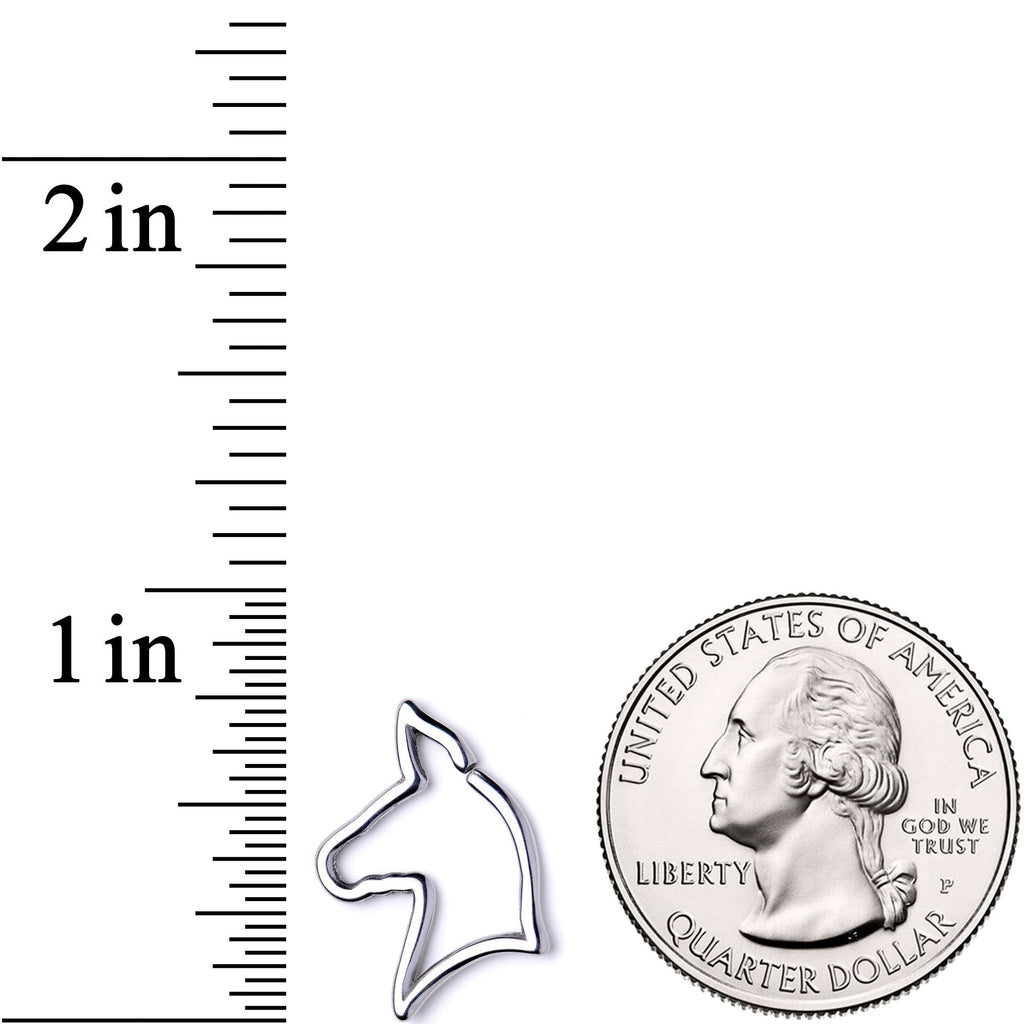 BodyCandy 16G 5/16 Darling Doggy Cartilage Closure Ring — detail and construction