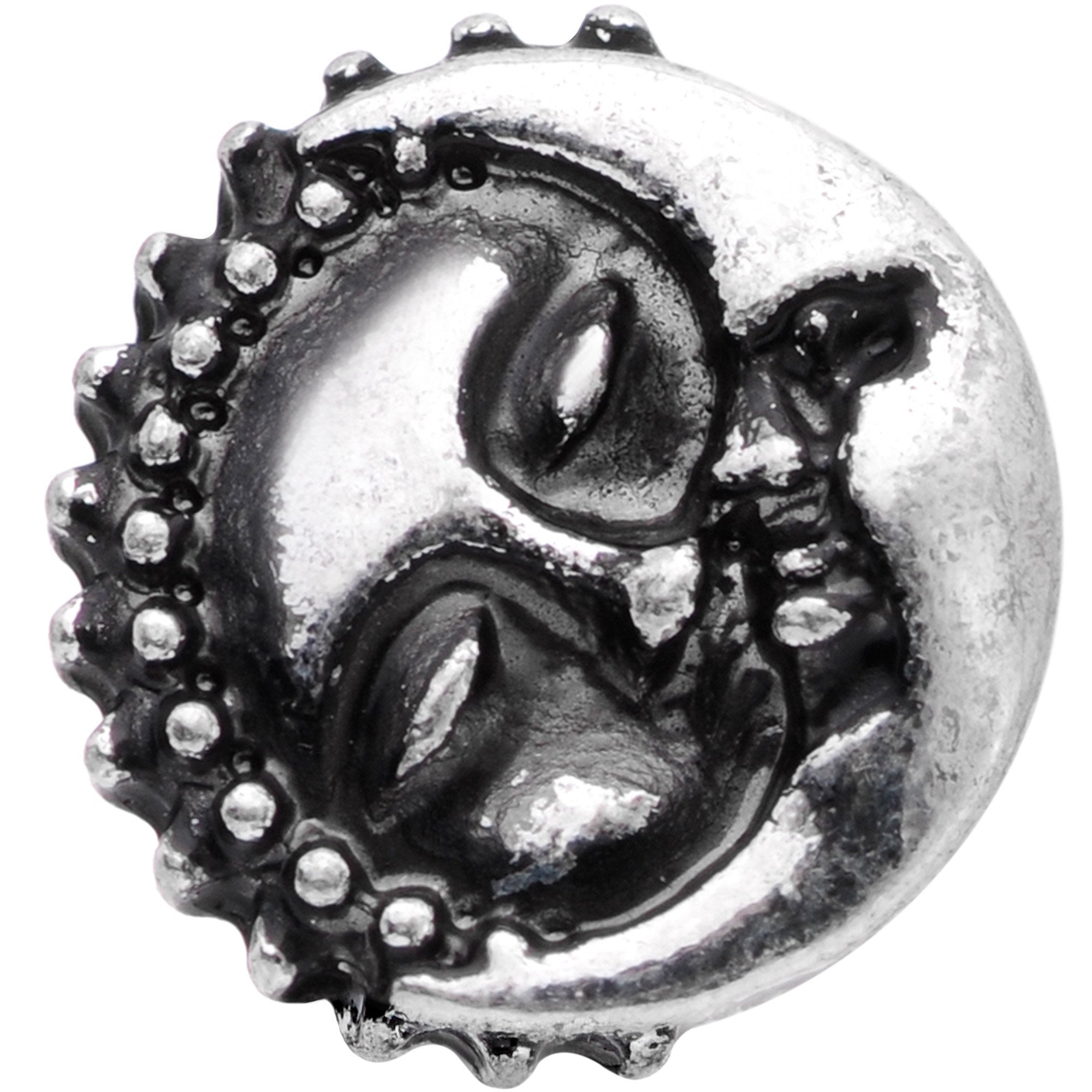 BodyCandy 16G 1/4 Celestial Embrace Cartilage Tragus Earring — detail and construction