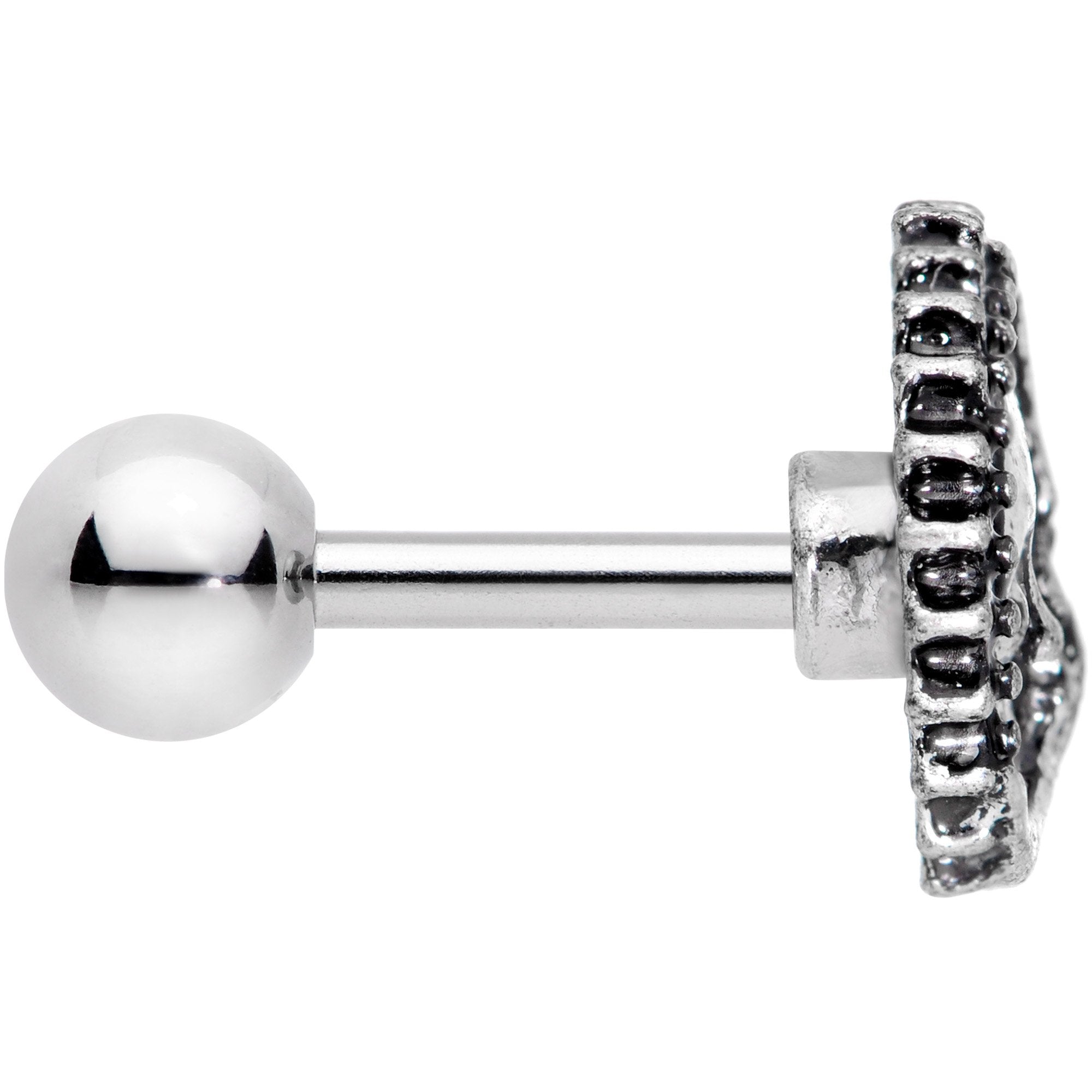 BodyCandy 16G 1/4 Celestial Embrace Cartilage Tragus Earring — lifestyle context