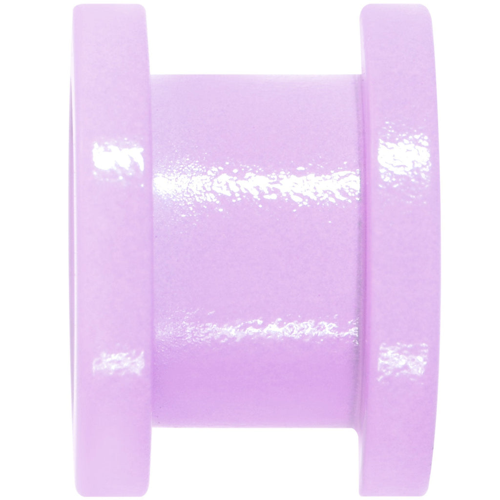 BodyCandy Sweet Pastel Purple Screw Fit Tunnel Plug Set 16G to 19mm — lifestyle context