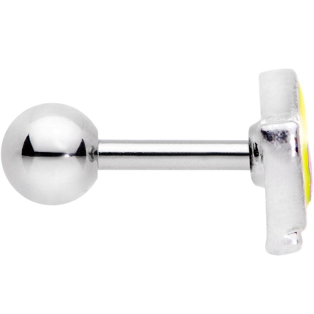 BodyCandy 16G 1/4 Yellow Easter Chick Cartilage Tragus Earring — lifestyle context