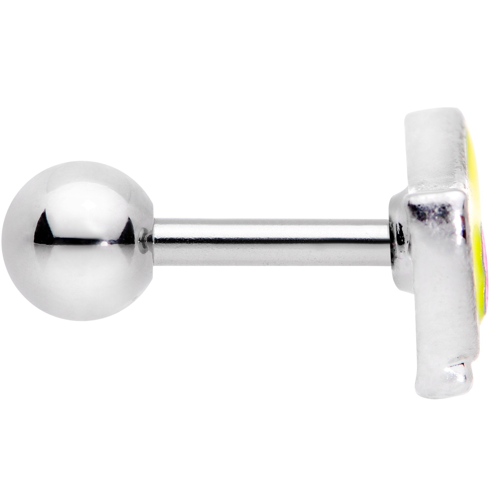 BodyCandy 16G 1/4 Yellow Easter Chick Cartilage Tragus Earring — lifestyle context