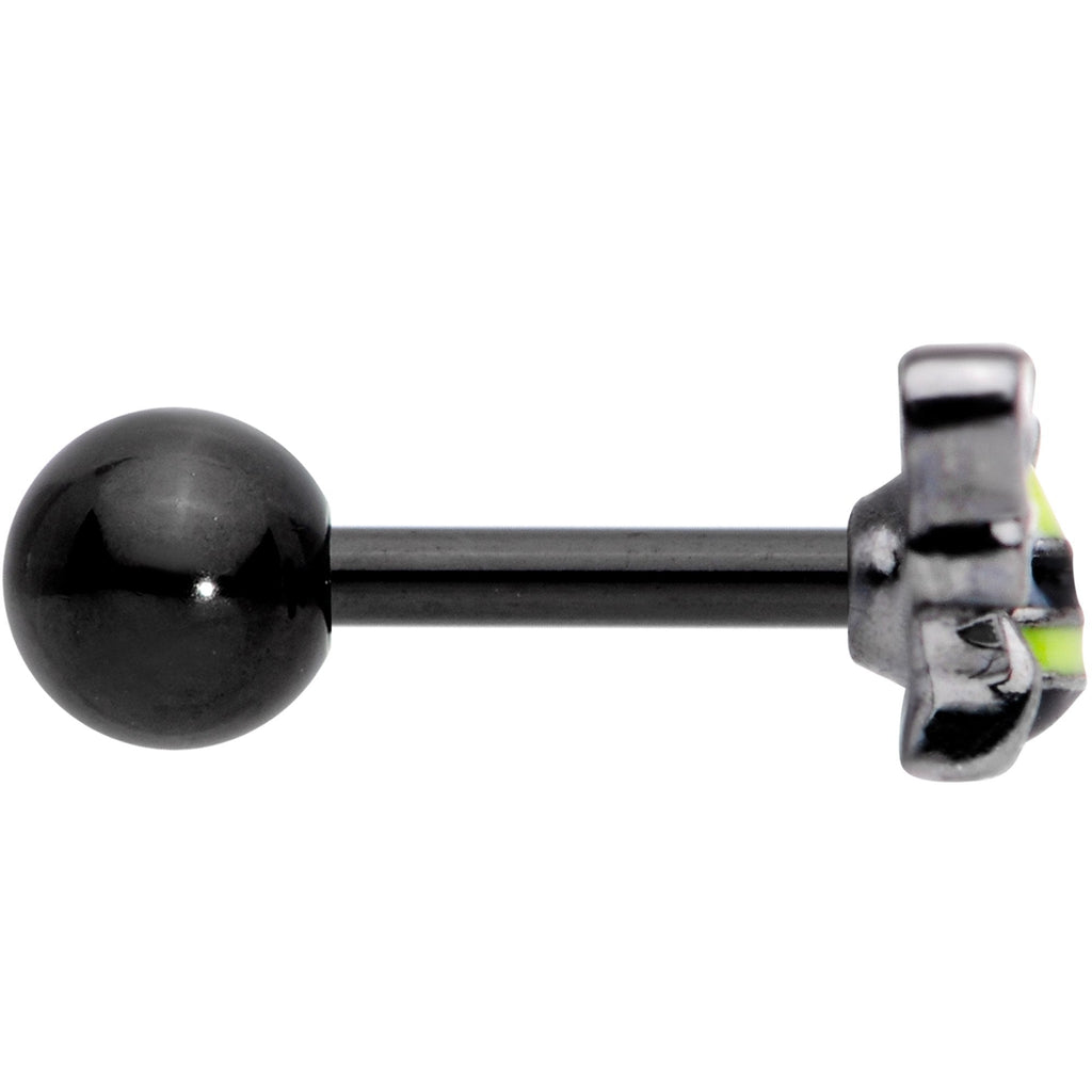 BodyCandy 16G 1/4 Yellow Black Blissful Bumblebee Cartilage Tragus Earring — lifestyle context