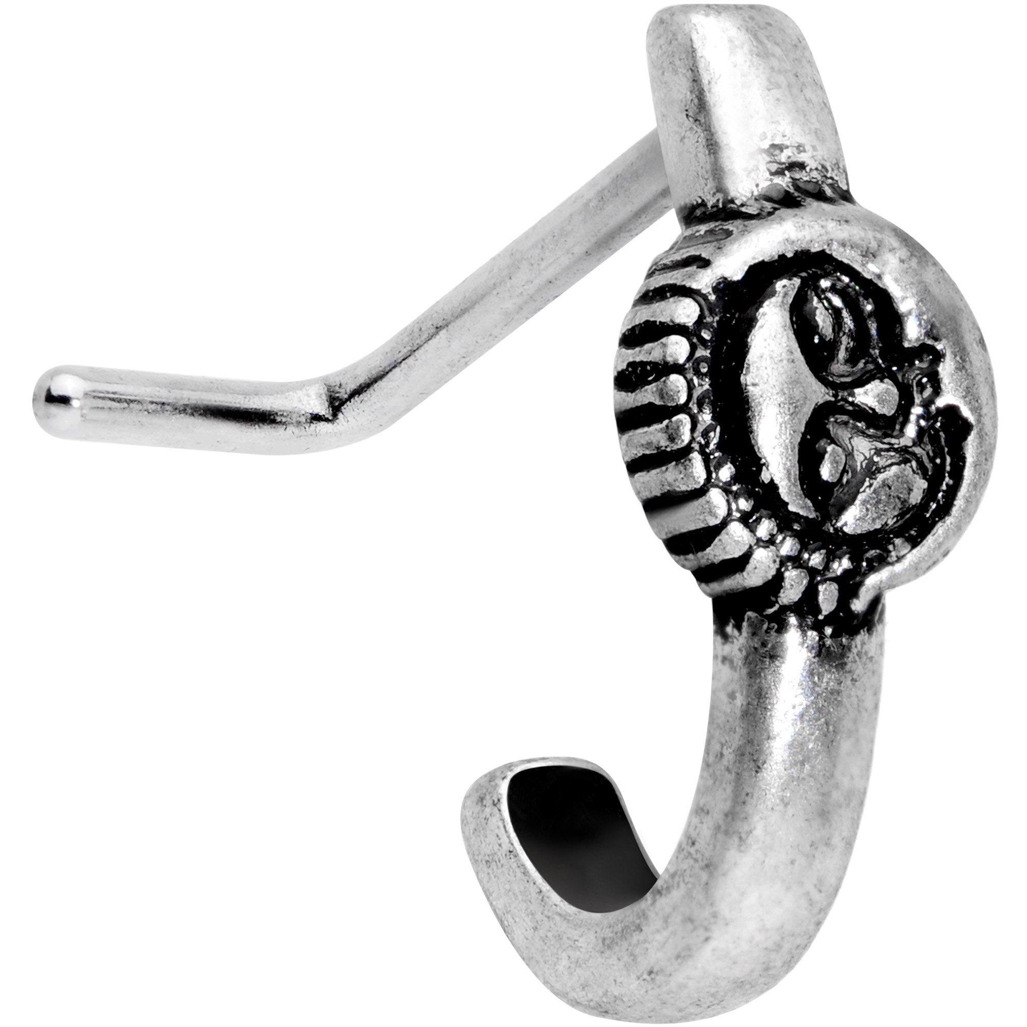 BodyCandy 20G 3/16 Celestial Romance Faux Hoop L Shaped Nose Ring — main product shot