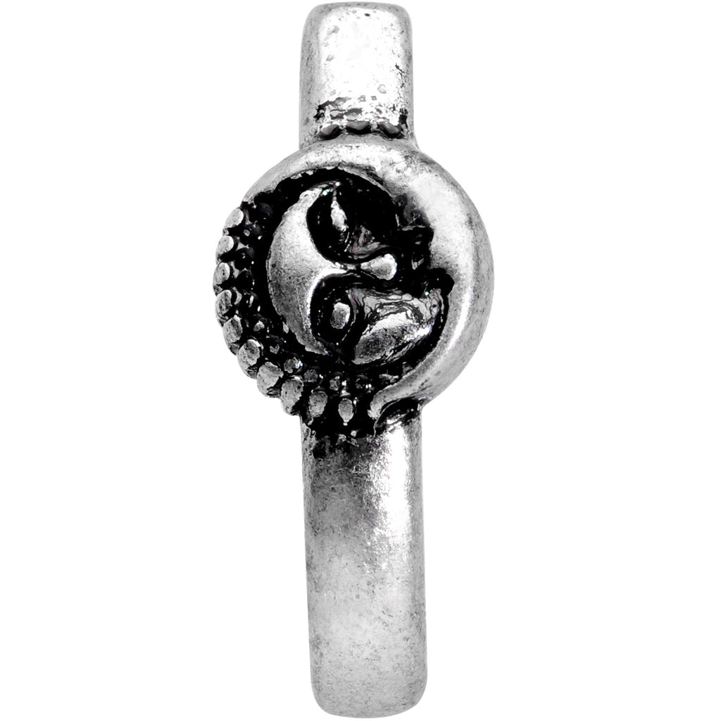 BodyCandy 20G 3/16 Celestial Romance Faux Hoop L Shaped Nose Ring — detail and construction