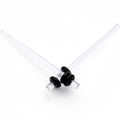 BodyCandy Clear Acrylic Straight Taper Set — alternate view