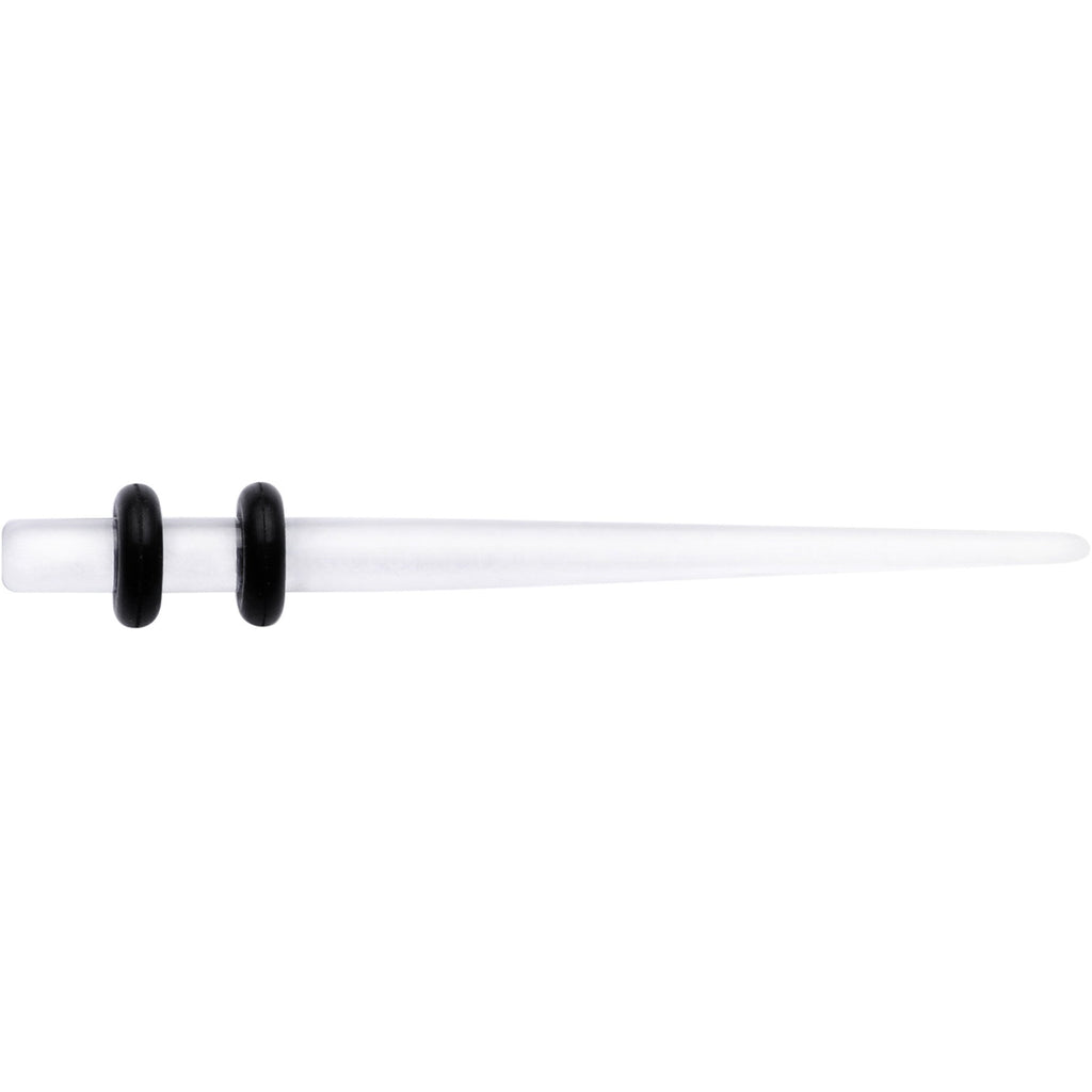 BodyCandy Clear Acrylic Straight Taper Set — lifestyle context