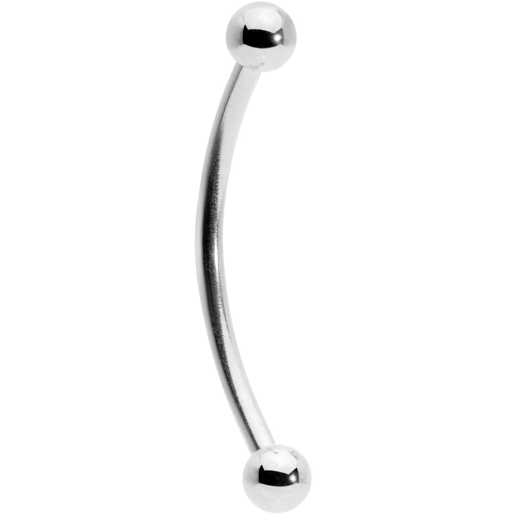 BodyCandy 16G 5/8 Stainless Steel Curved Barbell — main product shot