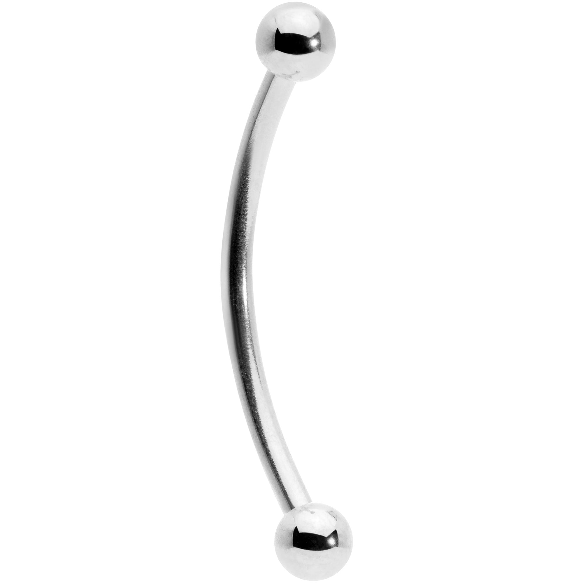 BodyCandy 16G 5/8 Stainless Steel Curved Barbell — main product shot
