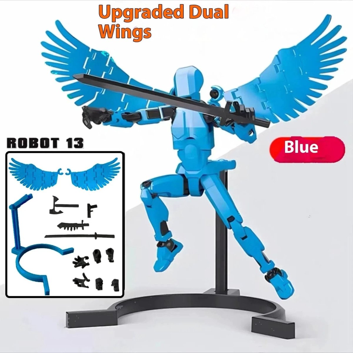 Multi-Jointed Shapeshift Robot - 3D Printed Action Model Toy
